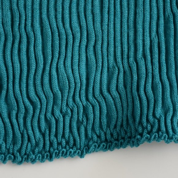 Yves Saint Laurent Teal Green Merino Wool Sweater - Picture 6 of 9